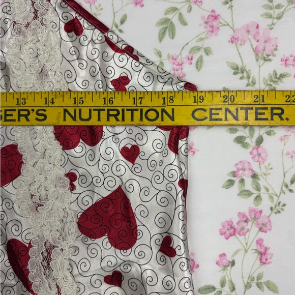 Vintage Valentines Satin Slip Dress Large - Picture 9 of 10